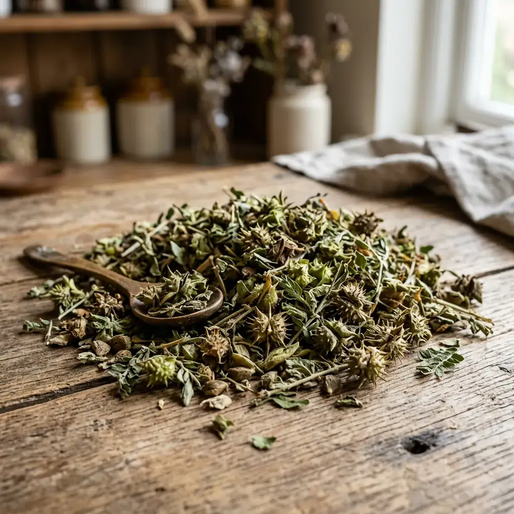 Tribulus terrestris, one of the seller’s ingredient photographs