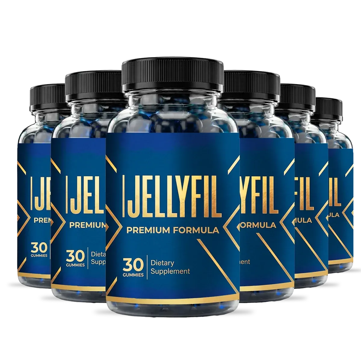 Six bottles of Jellyfil